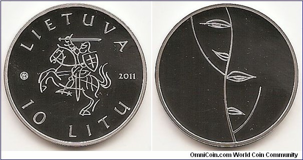 10 Litas
KM#175
Coin dedicated to theatre (from the 