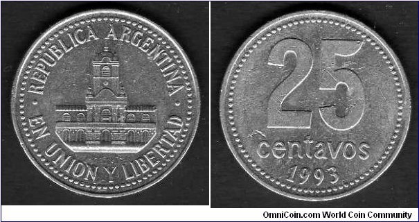 25 Centavos__km# 110 a__Copper-Nickel