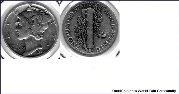 1 Dime__km# 140__1916-1945