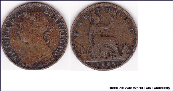 FARTHING 1885