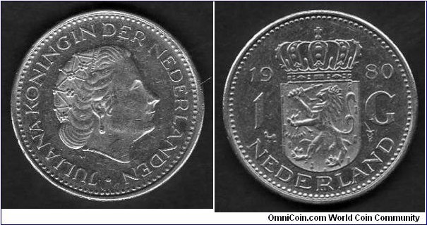 1 Gulden__km# 184.a__1967-1980__Nickel