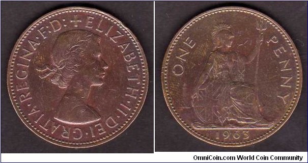 1 Penny__km# 897__1953-1967