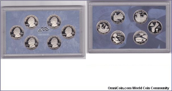 DISTRICT OF COLUMBIA &US TERRITORIES QUARTERS PROOF SET