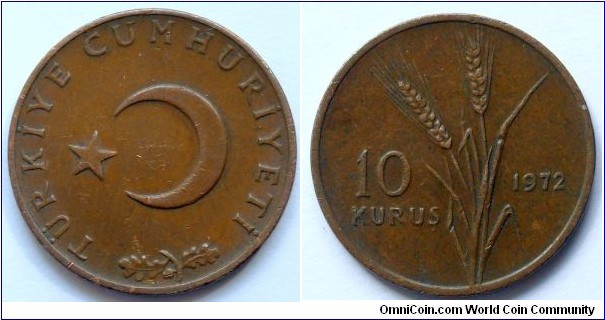 10 kurus.
1972