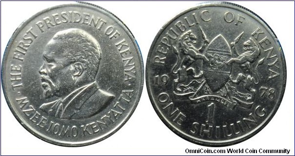 Kenya  1shilling  1978