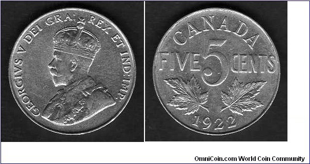 5 Cents __km29__ (1922-1936)