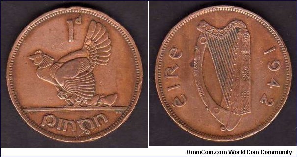  1 Penny __km# 11__(1938-1968)