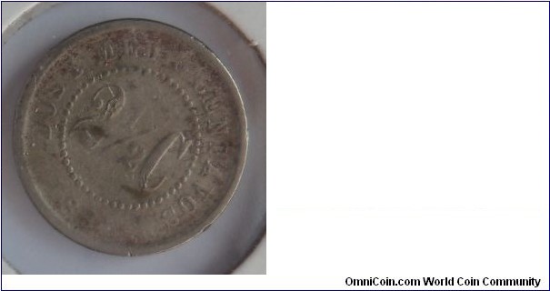 CAT 174-2 21/2 centavos 1881- for sale $ 9 SOLD