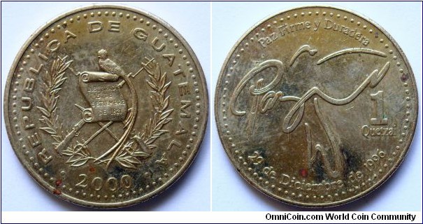 1 quetzal.
2000