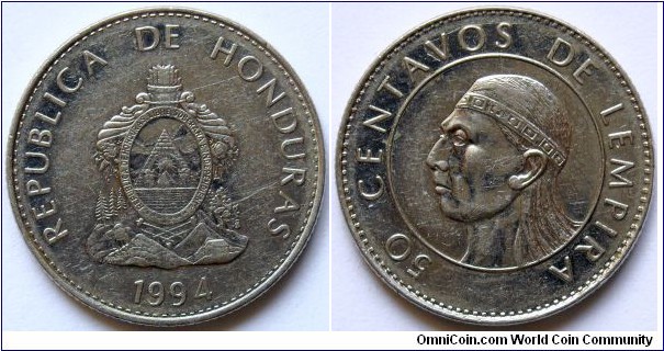 50 centavos.
1994