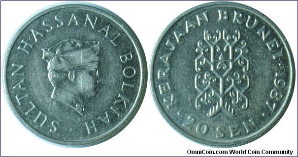 Brunei 20sen 1987