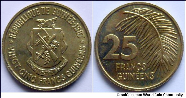 25 francs.
1987