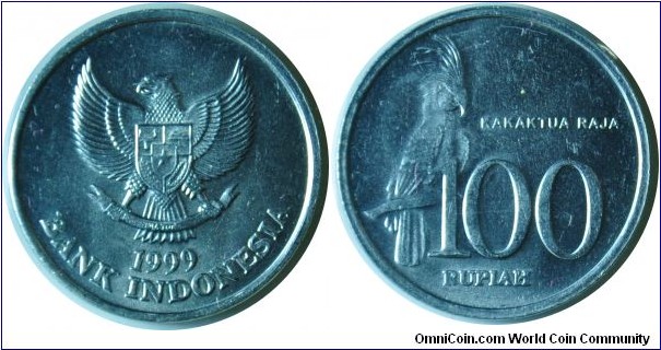 Indonesia 100rupiah 1999
