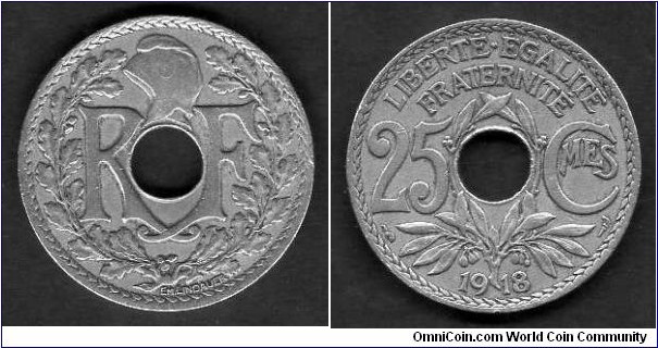  25 Centimes __km867a__(1917-1940)