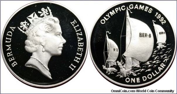 $, 1992 Olympics, rev. sailboats