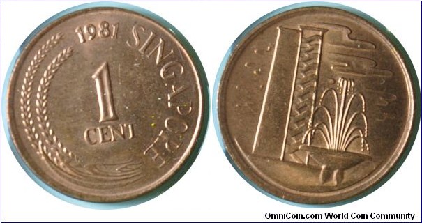 Singapore 1cent 1981