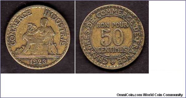 50 Centimes__km# 884__(1921-1929)