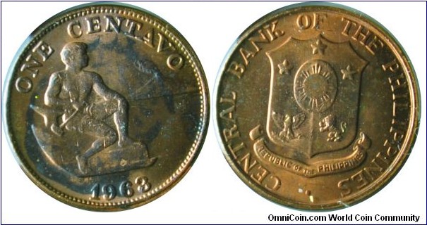 Philippines 1centavo 1963