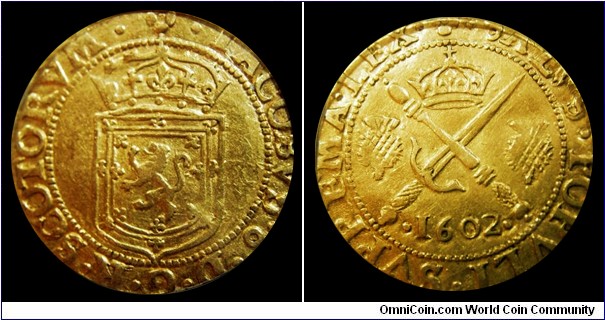 1602 James VI, Scotland, Sword & Sceptre piece.