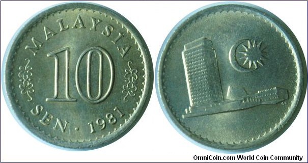 Malaysia 10sen -km3- 1981