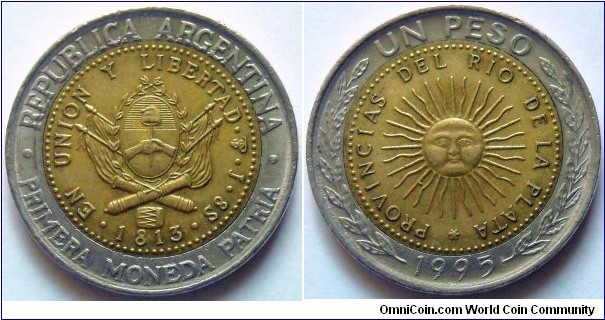 1 peso.
1995