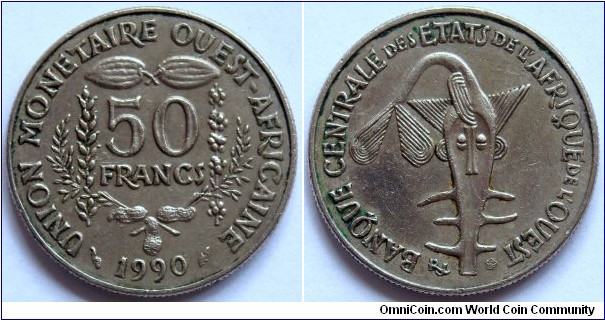 50 francs.
1990