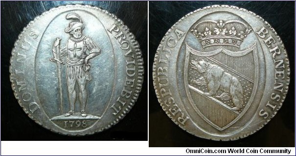 Swiss Bern Thaler, Silver 