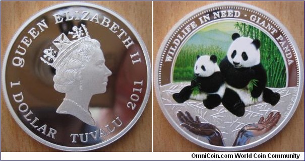 1 Dollar - Giant Panda - 31.13 g Ag .999 Proof - mintage 5,000