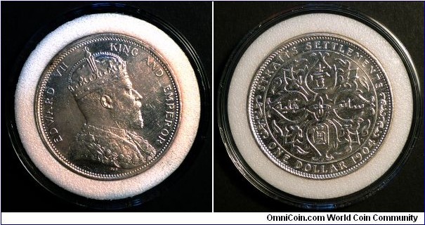 Straits Settlements King Edward VII. 1904 $1