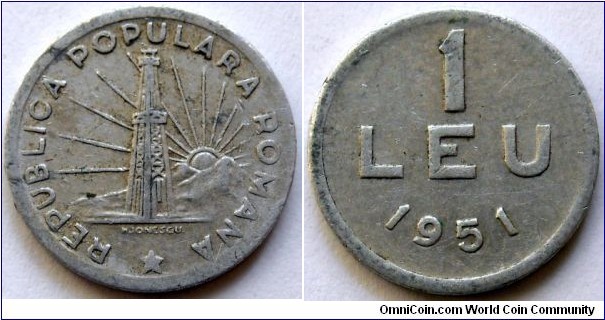 1 leu.
1951