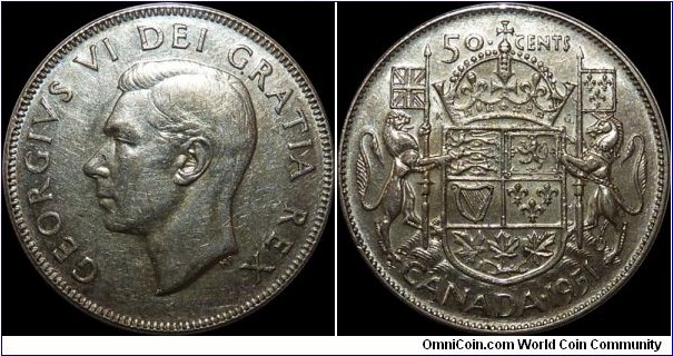 ~SOLD~ Canada 50 Cents 1951