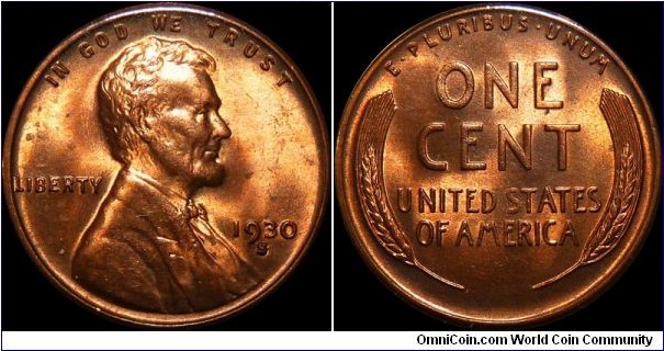 ~SOLD~ USA 1 Cent 1930-S