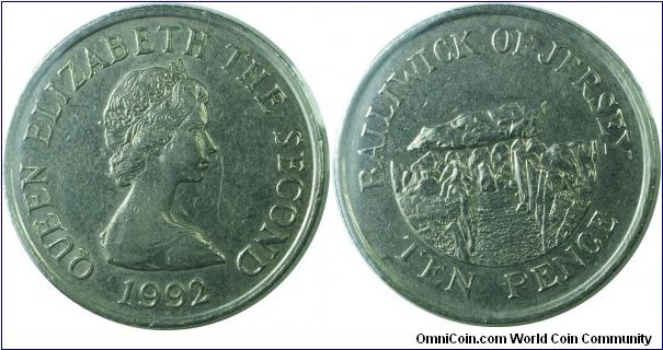 Jersey(British)10pence-km57.2-1992