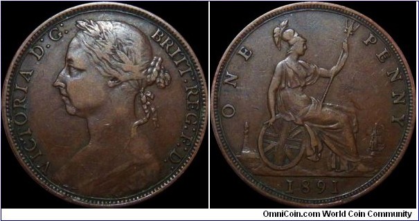 Great Britain 1 Penny 1891