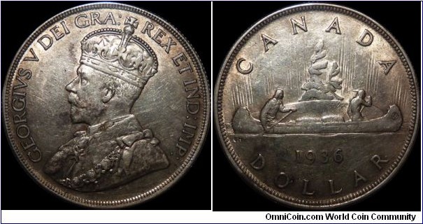 Canada $1 1936
