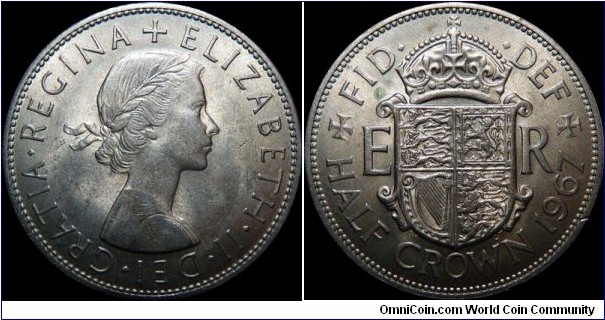 Great Britain Half Crown 1967