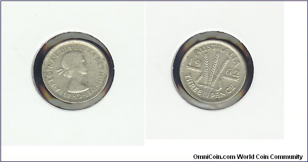 1962 Threepence