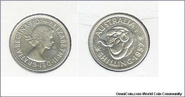 1957 Shilling