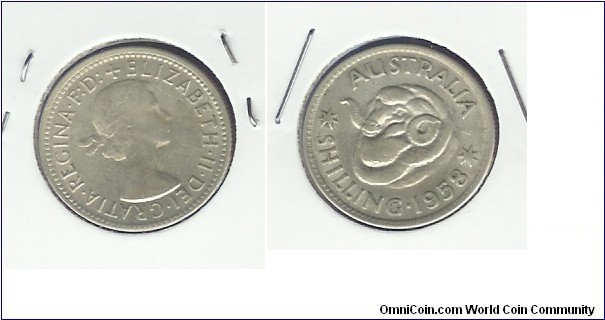 1958 Shilling