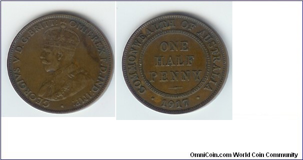 1917 Halfpenny