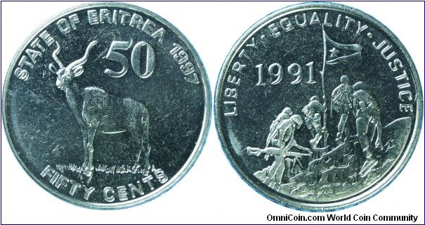 Eritrea 50cents-km47-1997