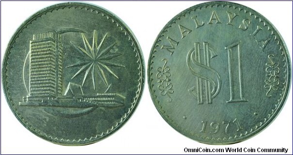 Malaysia 1ringgit-km9.1-1971