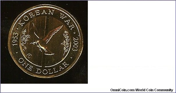 2003 $1. 50th Anniversary of the Korean War