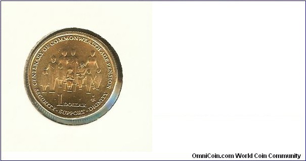 2009 $1. Centenary of the Aged Pension