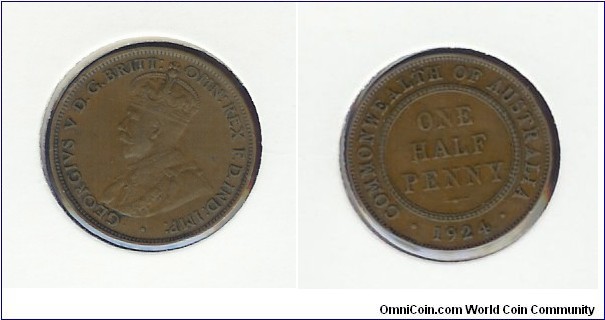 1924 Halfpenny