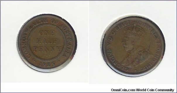 1925 Halfpenny