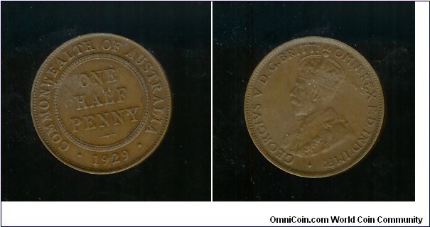 1929 Halfpenny