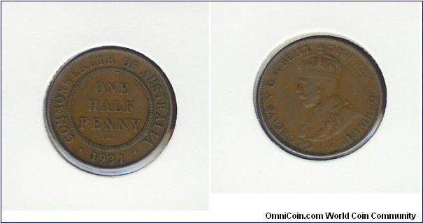 1931 Halfpenny