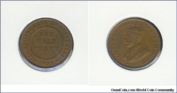 1933 Halfpenny