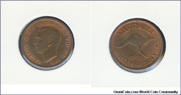 1943 Halfpenny